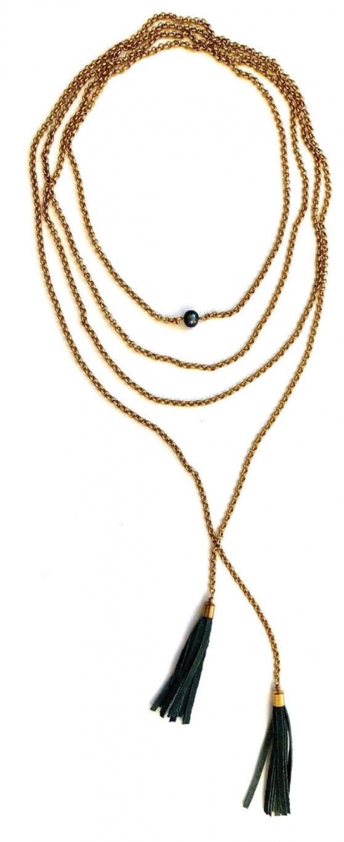 Tahitian Pearl Wrap Necklace Tumbleweed Boutique