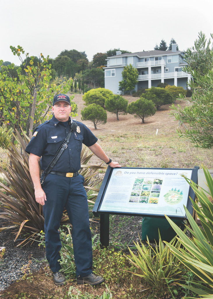 Mill Valley Fire Department Battalion Chief Scott Barnes