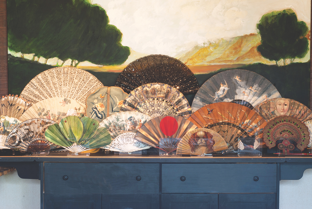 Hand fan collection