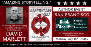 Author Event: AMERICAN RED by David Marlett @ Book Passage | | |
