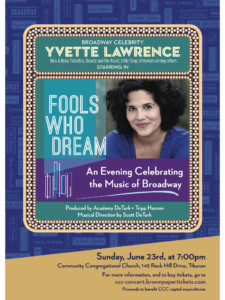 Yvette Lawrence "Fools Who Dream" @ Community Congregational Church