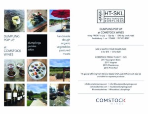Houtskool Dumpling Pop-Up At Comstock Wines @ Comstock Wines | | |