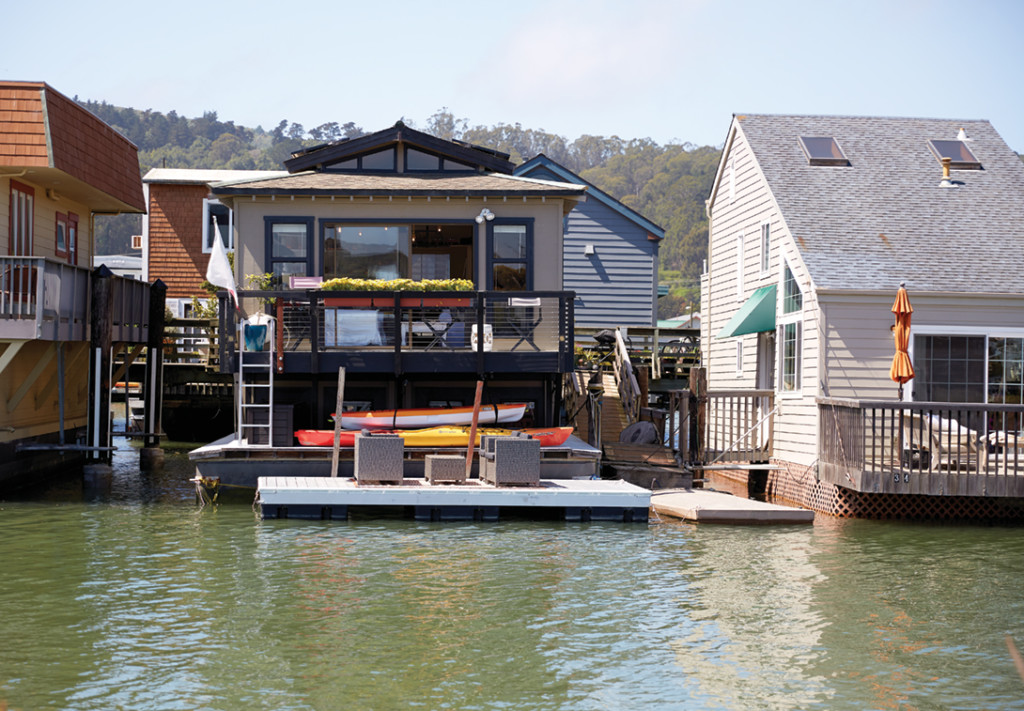 Bruce Thomas' Sausalito houseboat