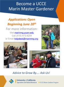 Become A UCCE Marin Master Gardener @ UCCE Marin Master Gardeners | | |