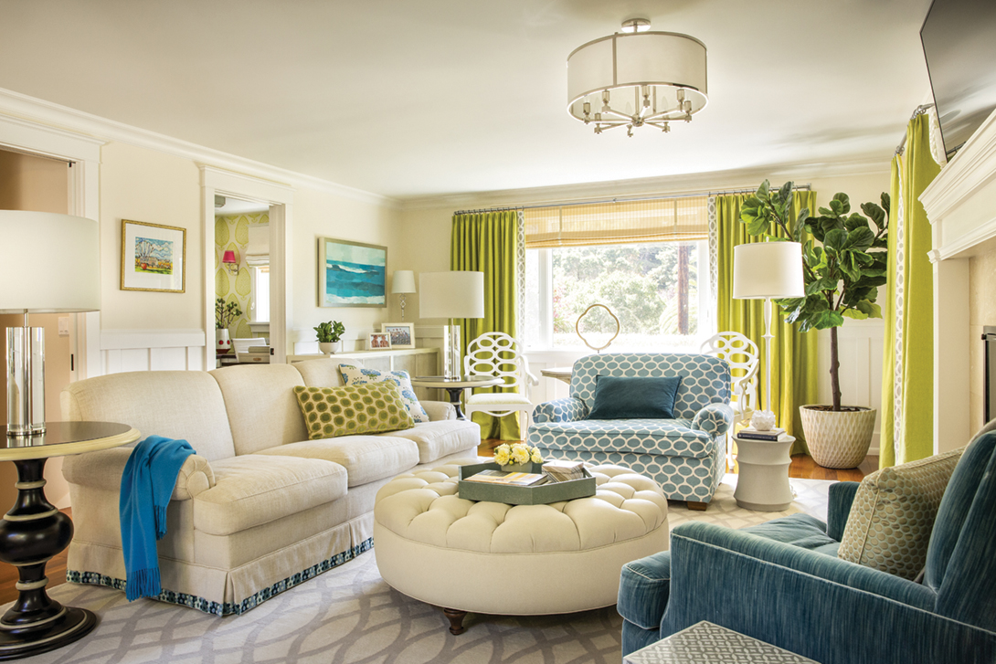 A classic Ann Lowengart– designed living space. 