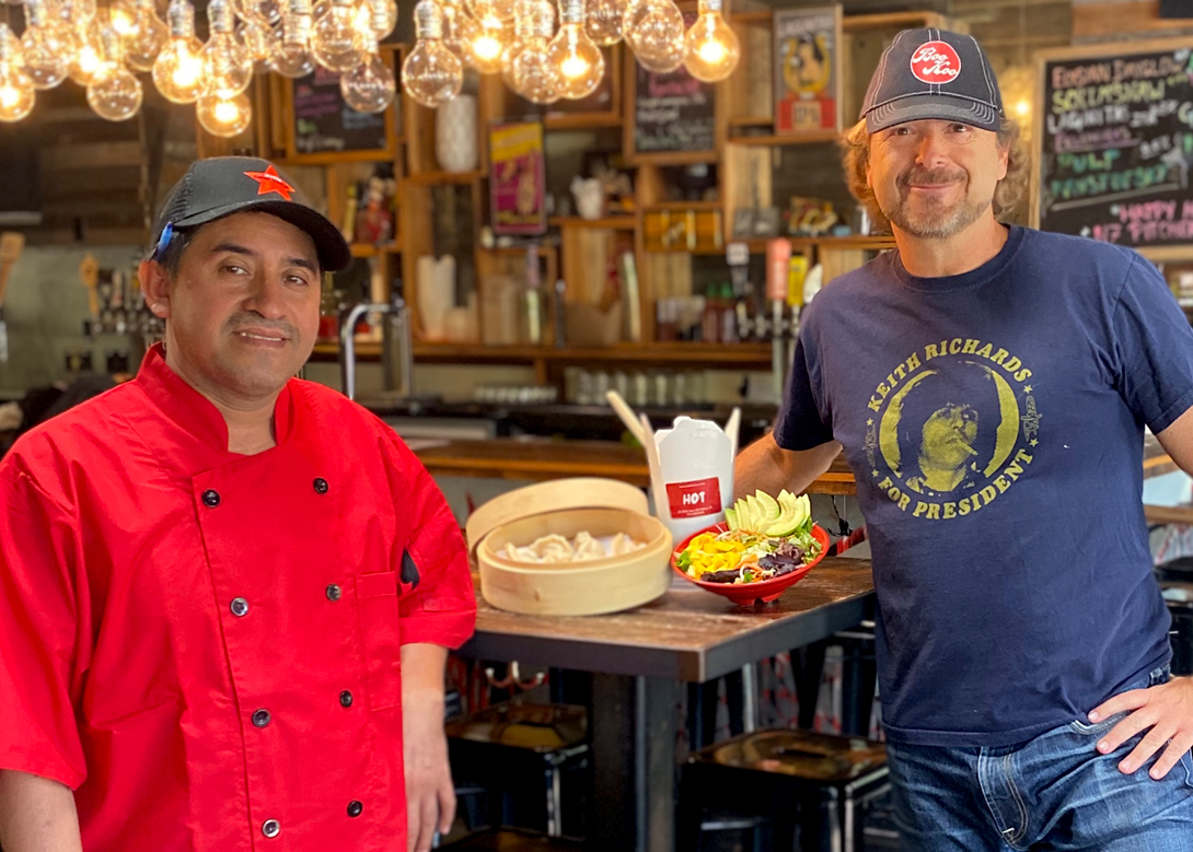 Chef Jose Carillo and owner Matt Holmes