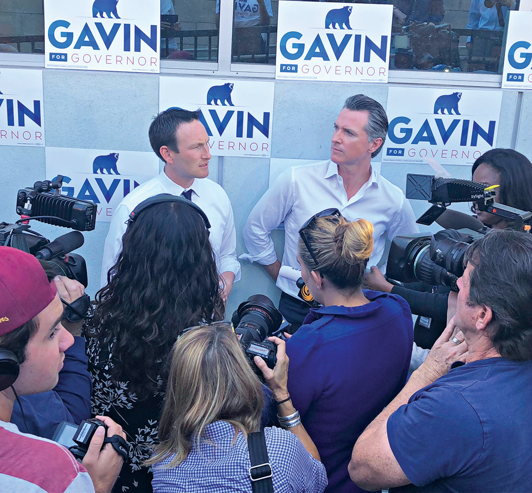 Josh Fryday with Governor Gavin Newsom becomes California’s Chief Service Officer