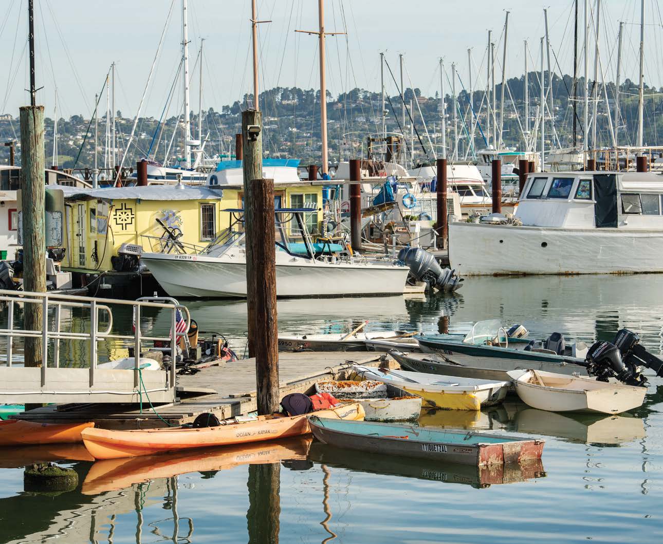 Anchor-out community Richardson Bay 